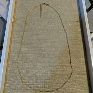 New 24"-26" goldtone Origami Owl necklace